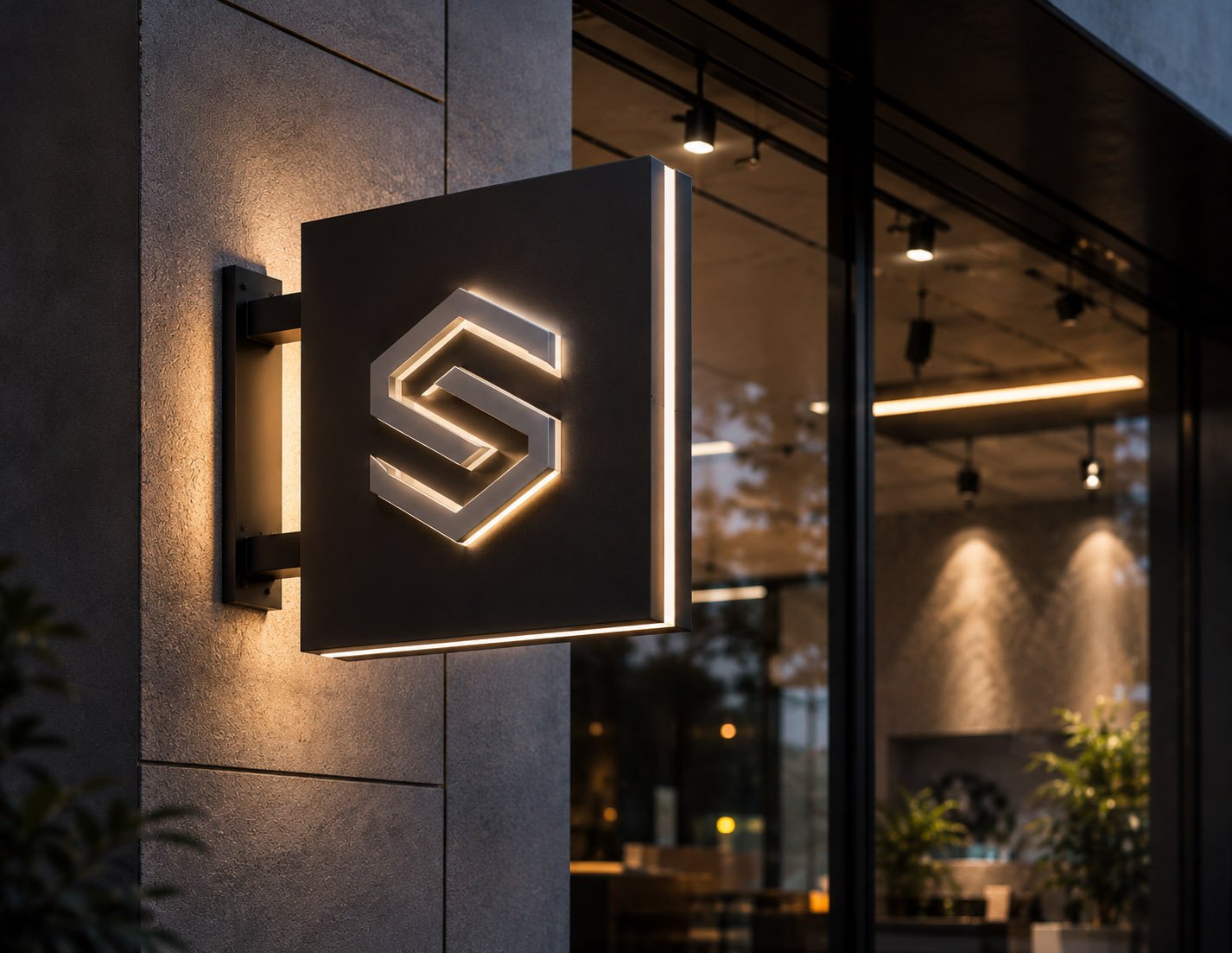 Commercial signage project by MAK12